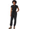 Almost Famous Juniors Zip Front Utility Jumpsuit with Sash - Image 1 of 3