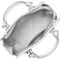 Michael Kors Optic White Aluminum Marilyn Medium Satchel - Image 3 of 4