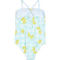 Wippette Toddler Girls Gingham and Lemon 1 pc. Swimsuit - Image 2 of 2