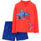Carter's Toddler Boys Shark Scuba Rashguard Top and Shorts 2 pc. Swim Set - Image 1 of 2