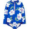 Carter's Toddler Girls Floral Zip Front Rashguard Swimsuit - Image 1 of 2