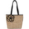 Bueno of California Straw Tote with Flower - Image 1 of 3