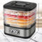 Commercial Chef Stainless Steel and Black Food Dehydrator - Image 5 of 7