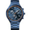 Bering Time Titanium Blue IP 24-Hour Chrono Bracelet Watch 11743-797 - Image 1 of 4