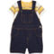Carter's Baby Boys Striped Tee and Denim Shortalls 2 pc. Set - Image 1 of 2