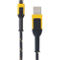 DeWalt 6 ft. Reinforced Braided Charging Cable for Micro-USB - Image 2 of 4