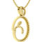 10K Yellow Gold 1/5 CTW Diamond Mother and Child Pendant - Image 2 of 3