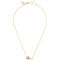 Coach Brass Crystal 16 in. Daisy Necklace - Image 2 of 3