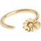 Coach Gold Daisy Open Band Ring Size 7 - Image 1 of 3