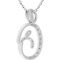 Sterling Silver 1/10 CTW Diamond Mother and Child Pendant - Image 2 of 3