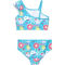 Surf Zone Little Girls Floral Ruffle Shoulder 2 pc. Swimsuit - Image 2 of 2