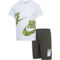 Nike Little Boys NSW Club Split Tee and Fleece Shorts 2 pc. Set - Image 1 of 5