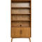 Abbyson Retro Mid-Century Light Brown Bookcase - Image 1 of 7
