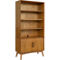 Abbyson Retro Mid-Century Light Brown Bookcase - Image 2 of 7