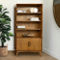 Abbyson Retro Mid-Century Light Brown Bookcase - Image 3 of 7