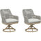Signature Design by Ashley Seton Creek Outdoor Swivel Dining Chair 2 pk. - Image 1 of 7