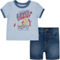 Levi's Baby Boys Cookout Tee and Shorts 2 pc. Set - Image 1 of 7