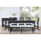 Steve Silver Odessa Black 6 pc. Dining Set with Bench - Image 1 of 7