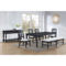 Steve Silver Odessa Black 6 pc. Dining Set with Bench - Image 2 of 7