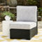 Signature Design by Ashley Beachcroft 5 pc. Outdoor Sectional with Firepit Table - Image 7 of 9