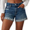 American Eagle Strigid Perfect 4 in. Ripped Denim Shorts - Image 1 of 5