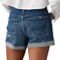 American Eagle Strigid Perfect 4 in. Ripped Denim Shorts - Image 2 of 5