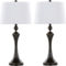 LumiSource Flint 30.75 in. Metal Table Lamp with USB 2 pc. Set - Image 1 of 10