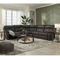 Leather+ by Ashley Mackie Pike 5 pc. Power Reclining Sectional - Image 2 of 10