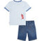 Levi's Little Boys Cookout Tee and Shorts 2 pc. Set - Image 2 of 7