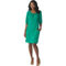 Connected Apparel Quarter Puff Sleeve Round Neck Dress - Image 4 of 4