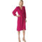 Connected Apparel Long Sleeve Faux Wrap Tie Front Dress - Image 3 of 3