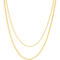 14K Yellow Gold Adjustable Double Chain Necklace - Image 1 of 2