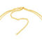 14K Yellow Gold Adjustable Double Chain Necklace - Image 2 of 2
