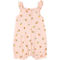Carter's Baby Girls Peach Snap Up Cotton Romper - Image 1 of 2