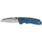 Hogue Deka Manual Folding Knife, Wharncliffe Point, SS/Blue G10 - Image 1 of 2