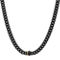 Black Sapphire Chain Link Necklace 22 in. - Image 1 of 3