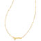 Kendra Scott Gold White Pearl Mama Script Necklace 19 in. - Image 1 of 2