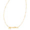 Kendra Scott Grandma Script Gold White Pearl Pendant Necklace - Image 1 of 2
