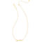 Kendra Scott Grandma Script Gold White Pearl Pendant Necklace - Image 2 of 2
