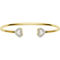 Bulova Women's Quartz Crystal Goldtone Bracelet and Watch 3 pc. Set 98X137 - Image 2 of 6