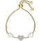 Bulova Women's Quartz Crystal Goldtone Bracelet and Watch 3 pc. Set 98X137 - Image 3 of 6