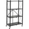 Honey Can Do Collapsible 4-Tier Metal Shelf on Wheels - Image 1 of 9
