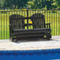 Signature Design by Ashley Hyland Wave Outdoor Glider Loveseat - Image 5 of 7