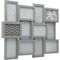 Melannco 18 x 23 in. Light Gray 12 Opening Photo Collage Frame - Image 2 of 6
