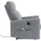 DHP Kai Power Recliner Chair with 8 Zone Massage and Lumbar Heat, Dark Gray Linen - Image 4 of 8