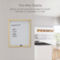 Mikasa Home 21 in. x 17 in. Metal Gold Whiteboard with Pen - Image 3 of 3
