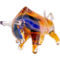Dale Tiffany Rave Bull Handcrafted Art Glass Figurine - Image 3 of 6