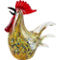 Dale Tiffany Norco Rooster Handcrafted Art Glass Figurine - Image 1 of 3