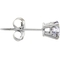 14K Gold 3/4 CTW Diamond Stud Earrings - Image 2 of 4