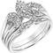 Sterling Silver 3/8 CTW Diamond Bridal Set - Image 2 of 2